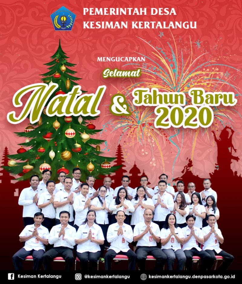 Selamat Hari Natal dan Tahun Baru 2020