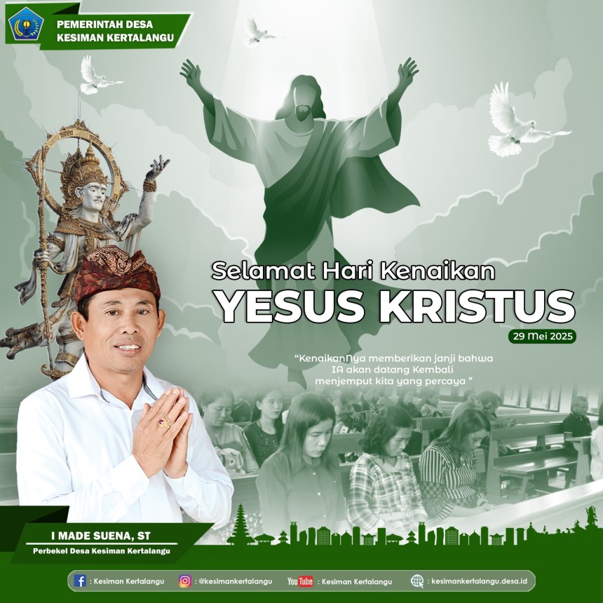 Selamat Memperingati Hari Kenaikan Yesus Kristus
