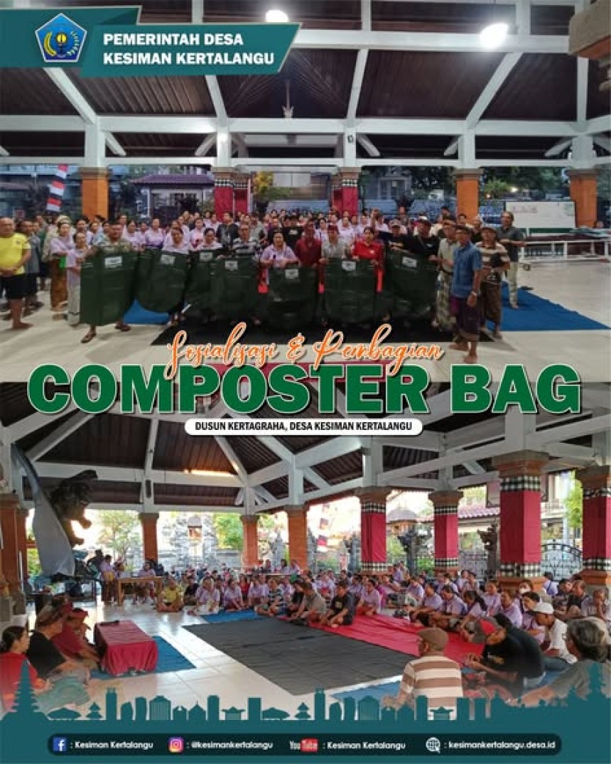 Sosialisasi dan Pembagian Composter Bag