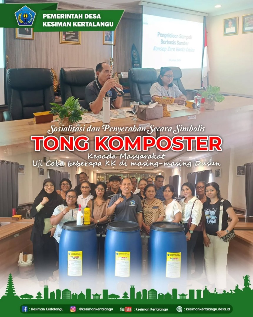 Sosialisasi Penggunaan Tong Komposter