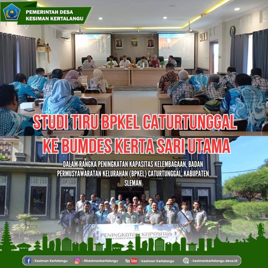 Studi Tiru BPKel Caturtunggal ke BUMDes Kerta Sari Utama