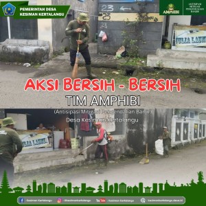 🌿 Aksi Bersih-Bersih Tim Amphibi Desa Kesiman Kertalangu 🌿