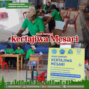 Bank Sampah "Kertajiwa Mesari".