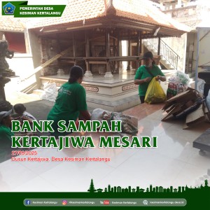 Bank Sampah "Kertajiwa Mesari" – Dusun Kertajiwa