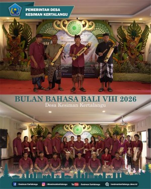 Bulan Bahasa Bali VIII Tahun 2026 Desa Kesiman Kertalangu