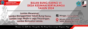Bulan Bung Karno VI Desa Kesiman Kertalangu