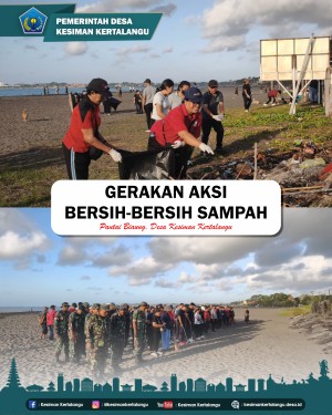 Gerakan Aksi Bersih-Bersih Sampah di Pantai Biaung