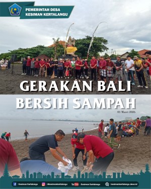 Gerakan Bali Bersih Sampah di Pantai Biaung, Desa Kesiman Kertalangu