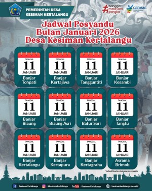 Jadwal Kegiatan Posyandu