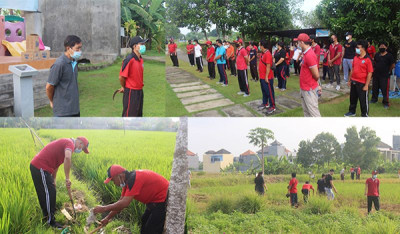 JUMPA BERLIAN di area Jogging Track Desa Budaya Kertalangu