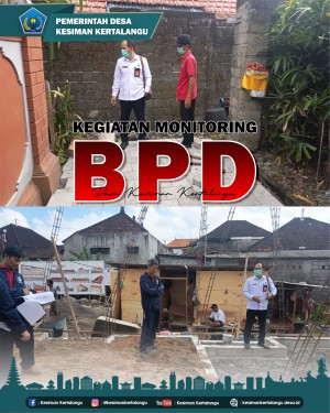 Kegiatan Monitoring BPD Desa Kesiman Kertalangu