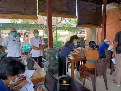 Kegiatan Vaksinasi Booster di Dusun Tangtu