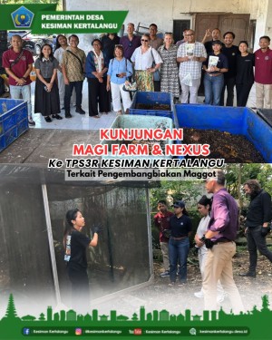 Kunjungan Magi Farm & Nexus ke TPS3R Kesiman Kertalangu: Dorong Inovasi Pengelolaan Sampah Organik