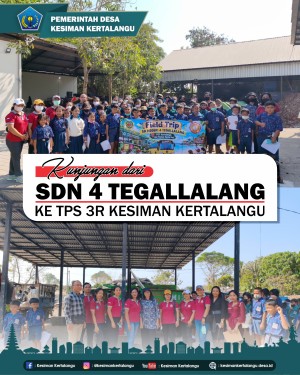 KUNJUNGAN SDN 4 TEGALLALANG KE TPS3R DESA KESIMAN KERTALANGU