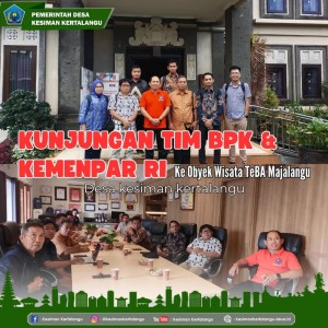 Kunjungan Tim BPK & Kemenpar RI ke Obyek Wisata Teba Majalangu