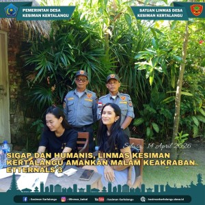 Linmas Kesiman Kertalangu Amankan Malam Keakraban Etternals 3