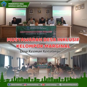 Musyawarah Desa Inklusif Kelompok Marginal di Desa Kesiman Kertalangu