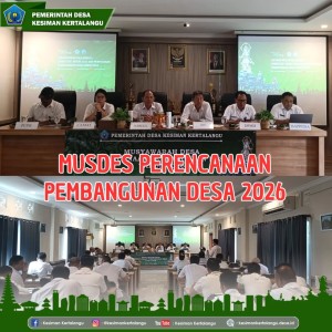 Musyawarah Desa Perencanaan Pembangunan Tahun 2026