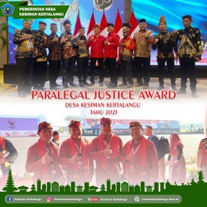 PARALEGAL JUSTICE AWARD TAHUN 2023