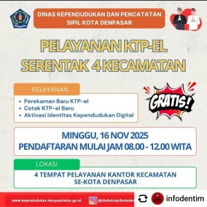 pelayanan KtP-el serentak di 4 kecamatan