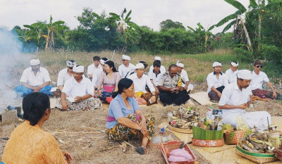 Pengeruakan Lan Mecaru Persiapan Pembangunan WISATA EDUKASI SUBAK