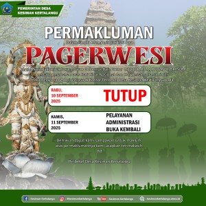 Pengumuman Libur Hari Raya Suci Pagerwesi