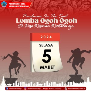 Penilaian On The Spot Lomba ogoh-ogoh se Desa Kesiman Kertalangu