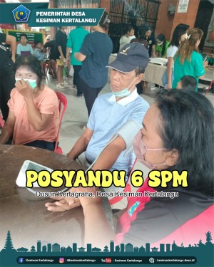 Posyandu 6 SPM di Dusun Kertagraha