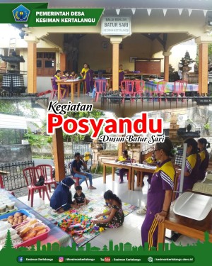 Posyandu Balita, Dusun Batur Sari, Desa Kesiman Kertalangu