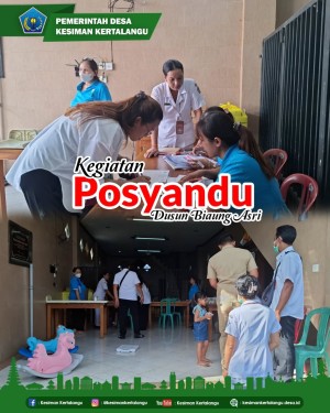 Posyandu Balita, Dusun Biaung Asri, Desa Kesiman Kertalangu