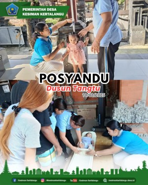 Posyandu Dusun Tangtu– Minggu, 10 Agustus 2025