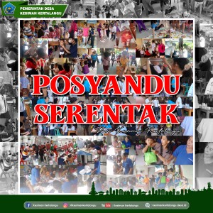 Posyandu Serentak di 5 Dusun Desa Kesiman Kertalangu