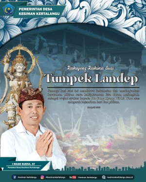 Rahajeng Nyangra Rahina Suci Tumpek Landep