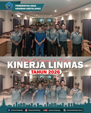 Rapat Koordinasi dan Evaluasi Kinerja Linmas Tahun 2026