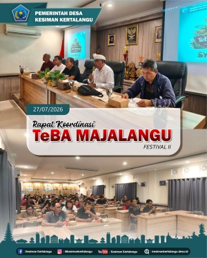 Rapat Koordinasi Persiapan TEBA Majalangu Festival II