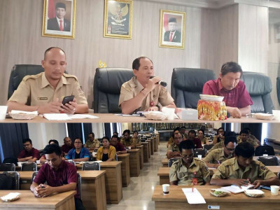 Rapat Koordinasi Rutin Pemerintah Desa Kesiman Kertalangu dipenghujung tahun 2019