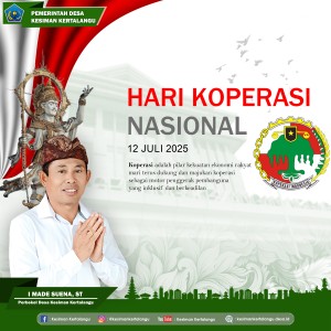Selamat Hari Koperasi Nasional ke-77