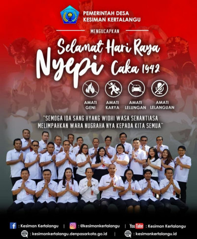 Selamat Hari Raya Suci Nyepi Tahun Caka 1942