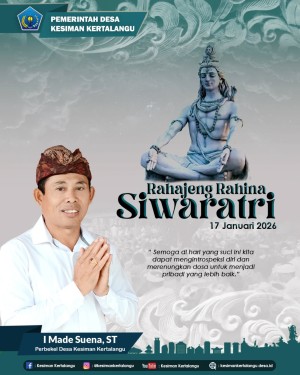 Selamat Hari Raya Suci Siwaratri