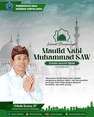 Selamat Memperingati Hari Maulid Nabi Muhammad SAW