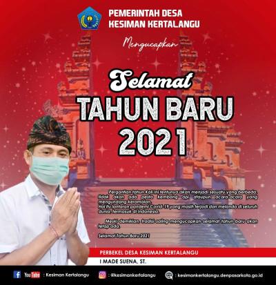 Selamat Tahun Baru 2021