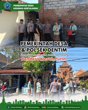 Semarak Merah Putih di Kesiman Kertalangu