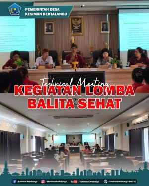 Technical Meeting Lomba Balita Sehat Tahun 2026