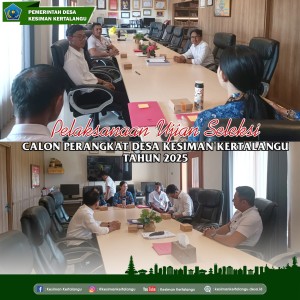 Tim Penjaringan dan Penyaringan Desa Kesiman Kertalangu