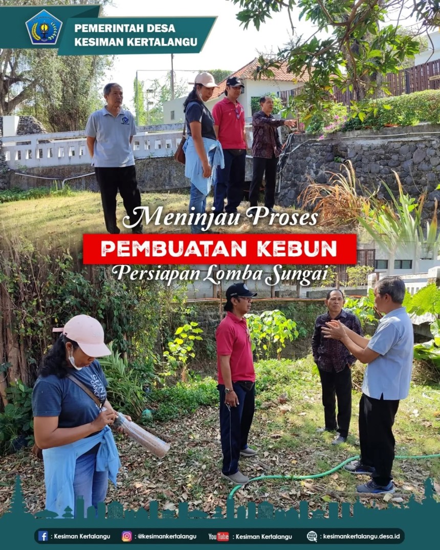 Tinjau Persiapan Kebun Sungai Lebak Tangtu Menuju Lomba Pengelolaan Sungai Kota Denpasar 2026