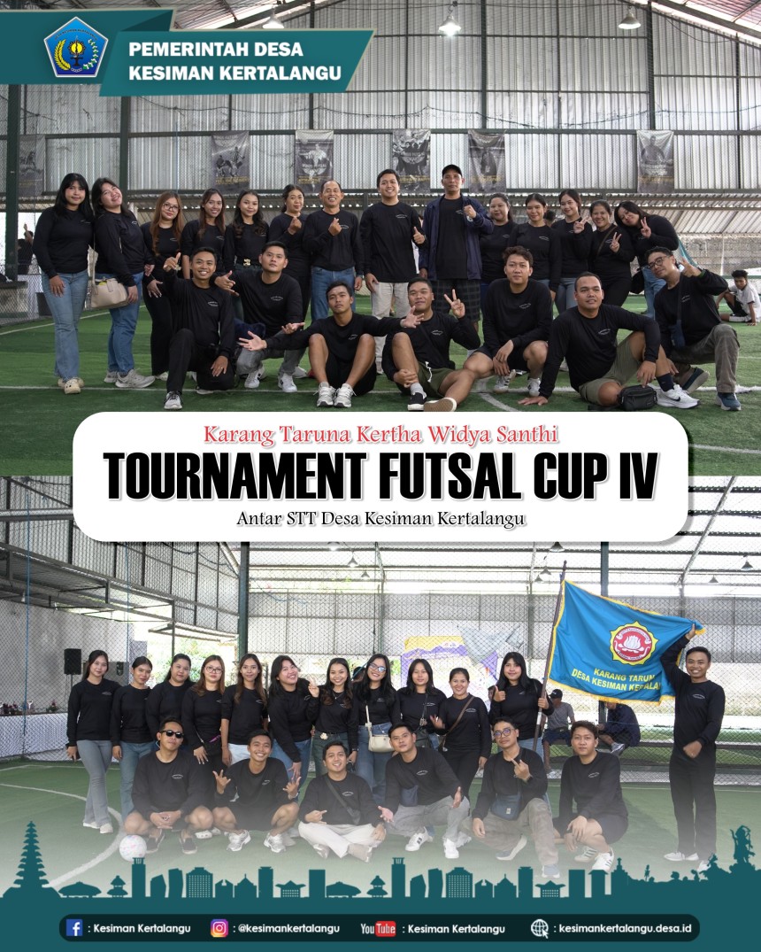 Tournament Futsal Cup IV Desa Kesiman Kertalangu